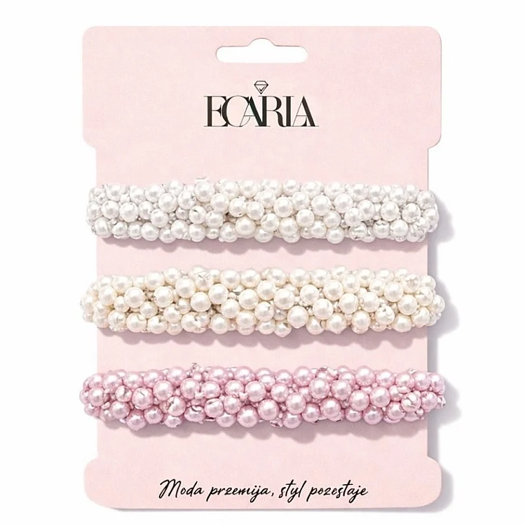 Set di elastici per capelli, GUM189, 3 pezzi