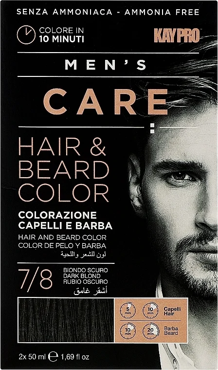 Kit per la colorazione di capelli e barba