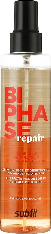Spray biphase per capelli