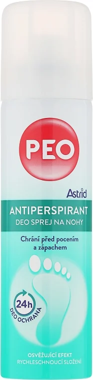 Deodorante antitraspirante piedi