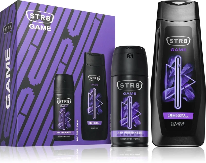 STR8 Game Set confezione regalo gel doccia uomo 400 ml + deodorante spray 150 ml