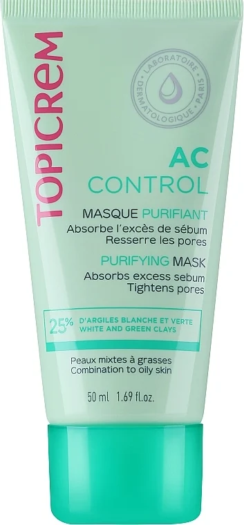 Maschera purificante per pelli grasse e miste