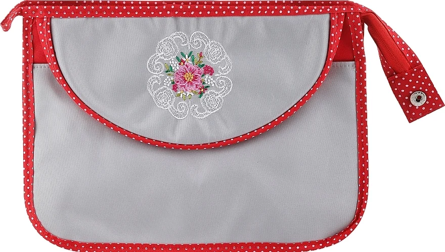 Beauty case "Mandala", 98178, grigio-rosso