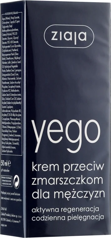 Crema antirughe per uomo