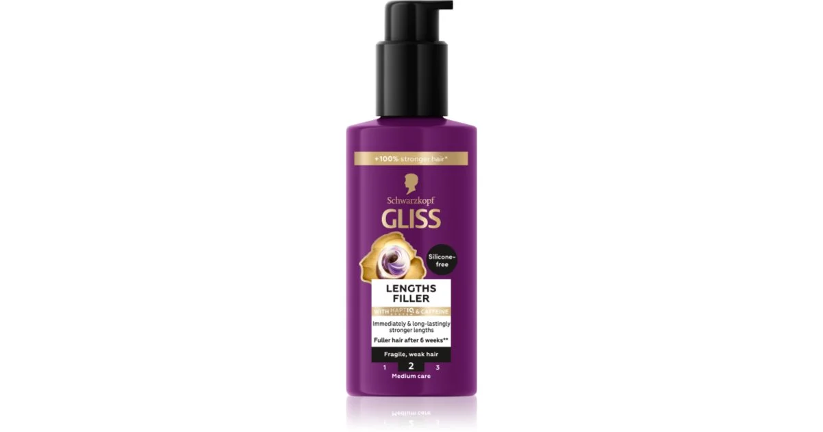Schwarzkopf Gliss Full Wonder siero rinforzante per capelli secchi e fragili 100 ml