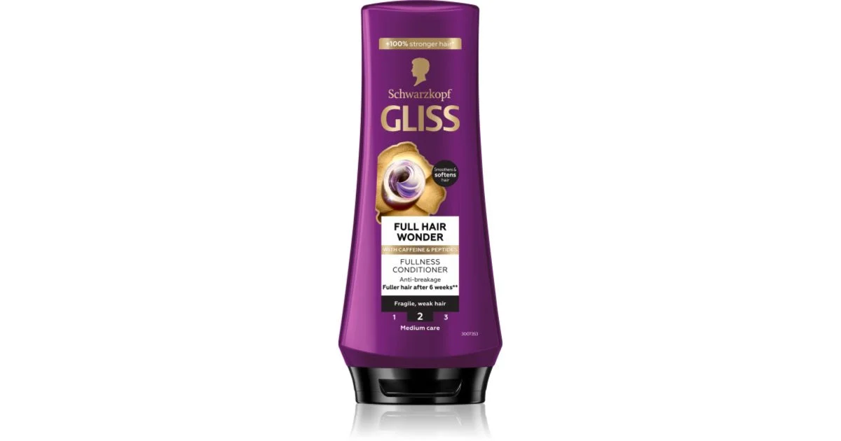 Schwarzkopf Gliss Full Wonder balsamo rigenerante per capelli fragili 200 ml