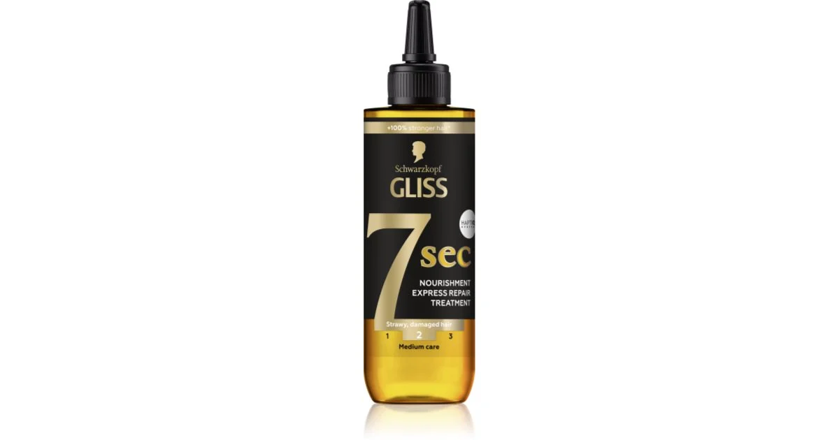 Schwarzkopf Gliss Oil Nutritive trattamento rigenerante per capelli deboli, stanchi 200 ml