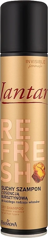 Shampoo secco rinfrescante all'ambra