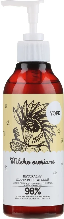 Shampoo naturale al latte di avena
