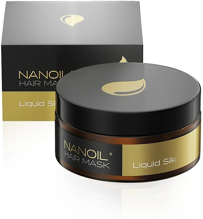 Maschera per capelli con seta liquida