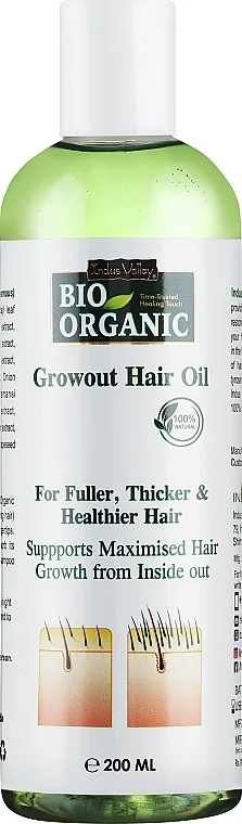 Olio vegetale per capelli