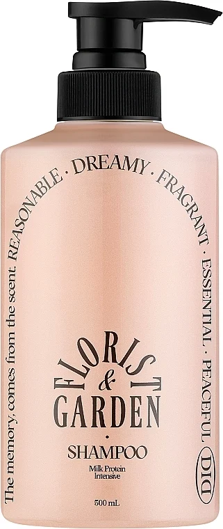 Shampoo per capelli con proteine del latte "Florist & Garden"