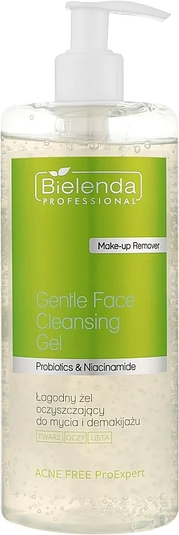 Gel viso detergente delicato
