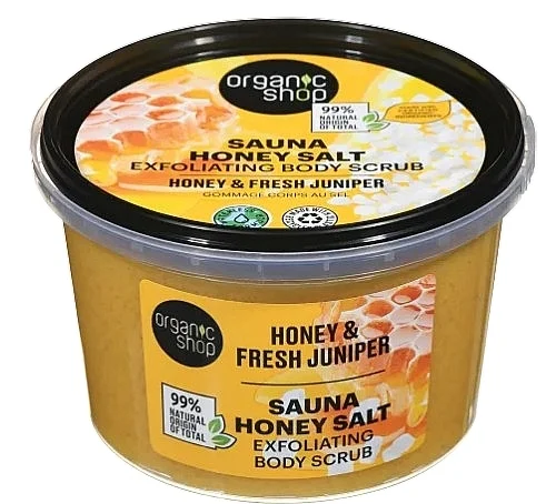 Scrub corpo "Miele e ginepro fresco"