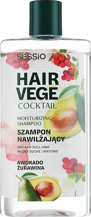 Shampoo idratante "Avocado e mirtillo rosso"