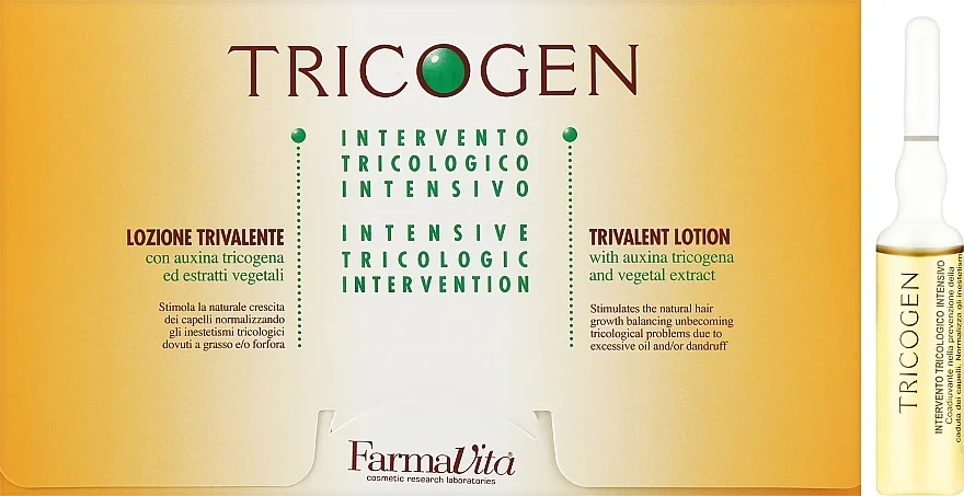 Lozione capelli ad effetto tricologico intenso
