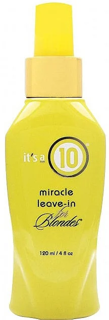 Spray senza risciacquo per capelli biondi