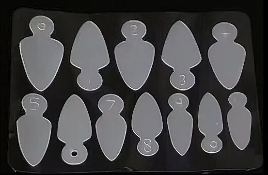 Forme in silicone per allungamento french Dual Form D