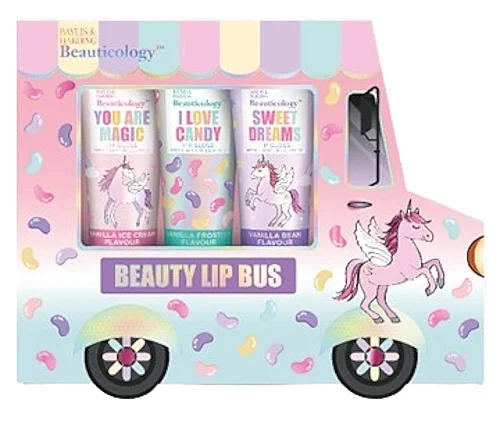 Baylis & Harding Beauticology Candy Beauty Lip Bus Gift Set (lip/gloss/3x8ml)