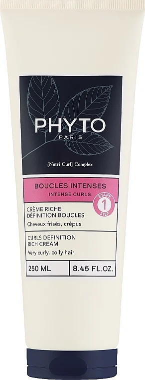 Crema nutriente per capelli ricci