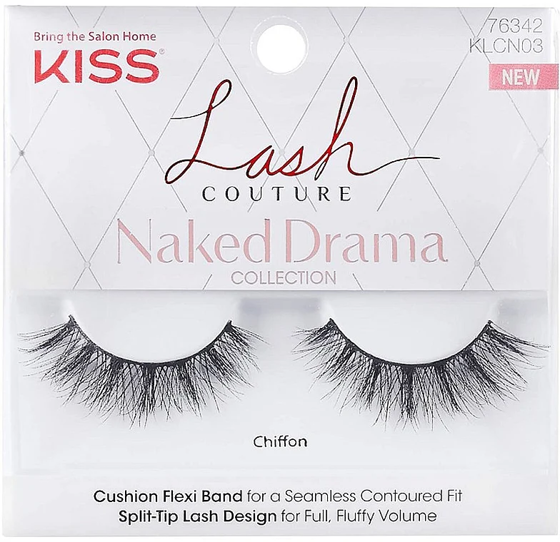 Kiss Lash Couture Naked Drama Collection Chiffon