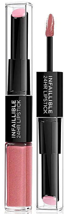 L'Oreal Paris Infallible 24HR 2 Step Lipstick 2in1