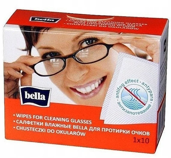 Salviette umidificate per occhiali