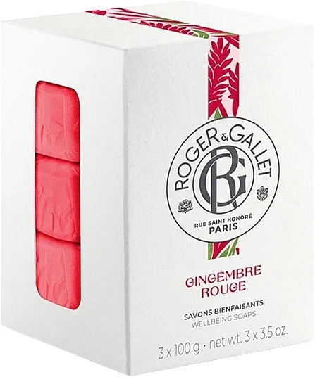 Roger&Gallet Gingembre Rouge Perfumed Soaps