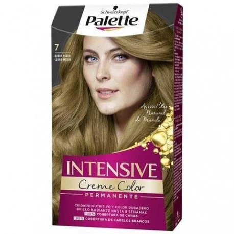 Palette Crema Colore Intensivo Permanente 7 Biondo Luminoso