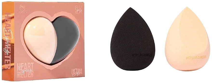 Set spugnette per trucco, 2 pz.