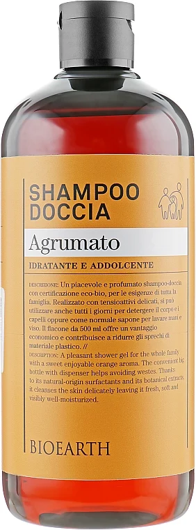 Shampoo e gel doccia 2 in 1, Agrumi