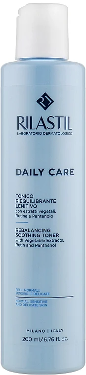 Tonico viso per pelli normali, sensibili e delicate