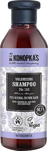 Shampoo per capelli normali e fini per dare volume
