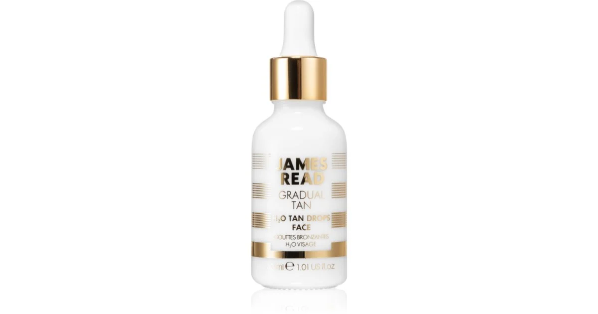 James Read Gradual H2O gocce autoabbronzanti per il viso colore chiare/medie 30 ml