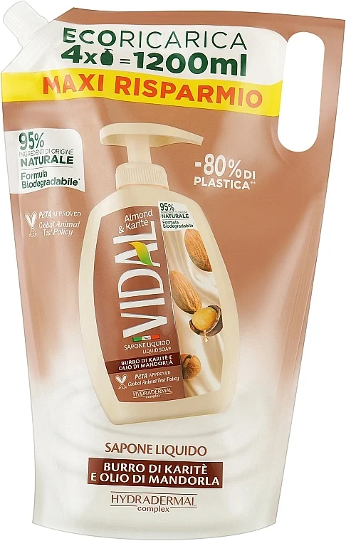 Sapone liquido "Mandorla e Karitè"