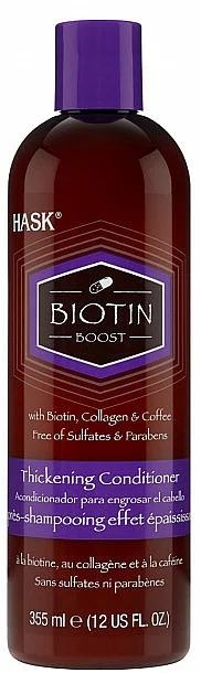 Balsamo ispessente alla biotina per capelli fini