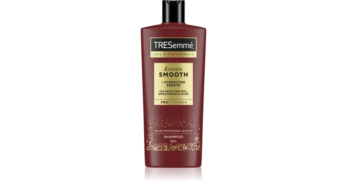 TRESemmé Keratin Smooth shampoo levigante per capelli ribelli e crespi 685 ml