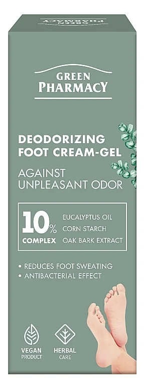 Crema-gel deodorante per piedi