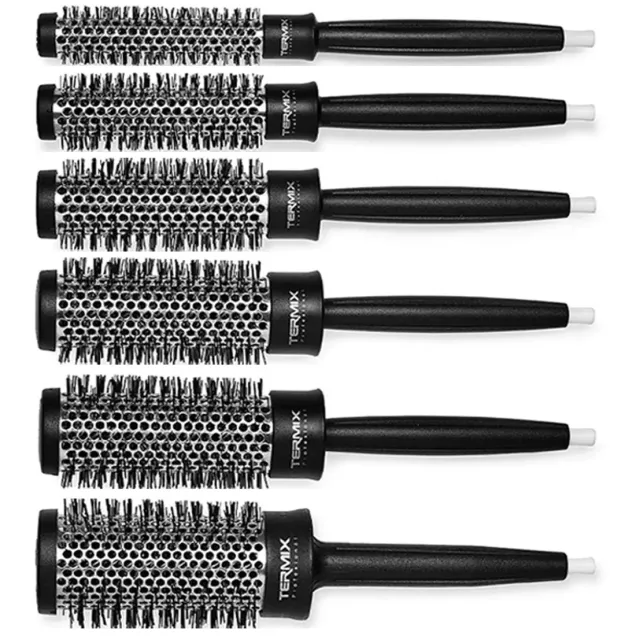 Kit 6 Spazzole Termix per Capelli in Acciaio Termiche Ø 17-23-28-32-37-43