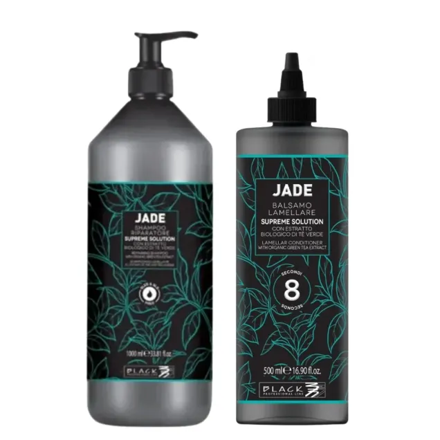 Kit Balsamo Lamellare e Shampoo Professionale Jade Black in OFFERTA