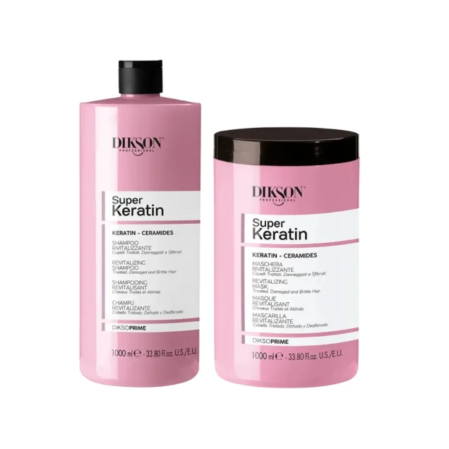 Kit Cheratina Capelli Dikson Professional Shampoo e Maschera