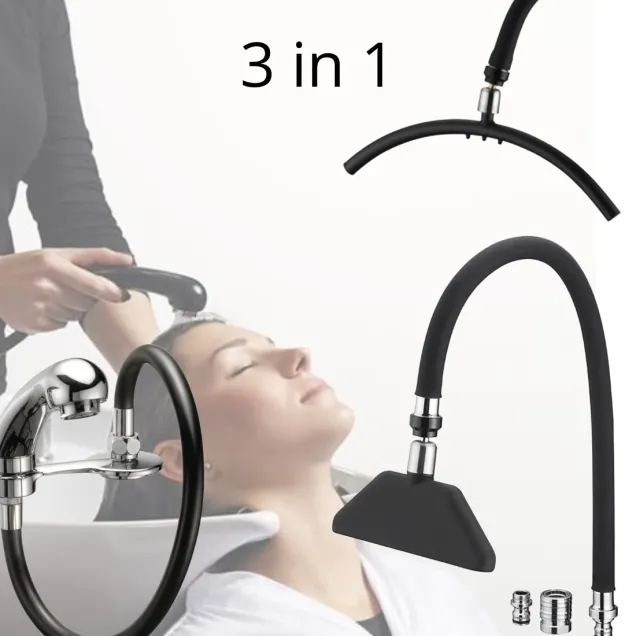 Kit Doccetta Lavatesta Parrucchiere 3 in 1 – Getto Diretto, Pioggia e Ventaglio