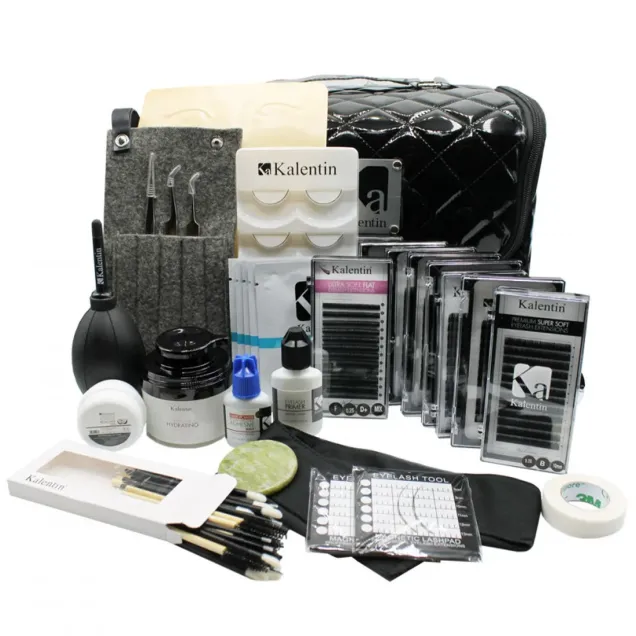 Kit Extension Ciglia Professionale Completo con Beauty Case Kalentin