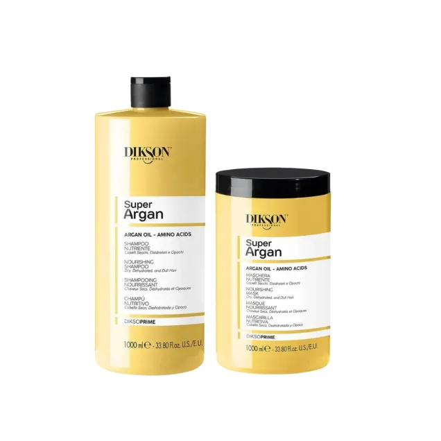 Kit Shampoo e Maschera Super Argan DiksoPrime 1000 ml