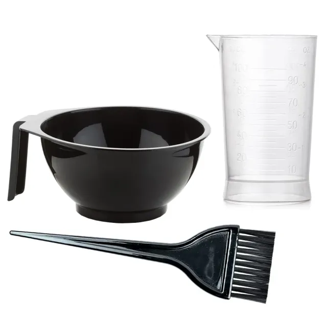 Kit Tinta Capelli Professionale con Ciotola, Pennello e Misurino