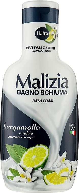 Bagno schiuma "Bergamotto e salvia"
