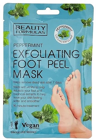Maschera piedi esfoliante alla menta piperita