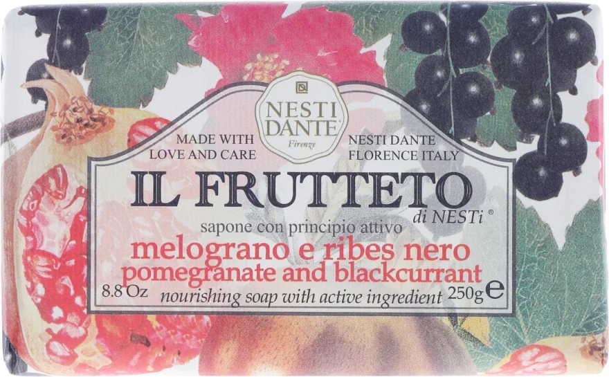Sapone con principio attivo "Melograno e ribes nero "