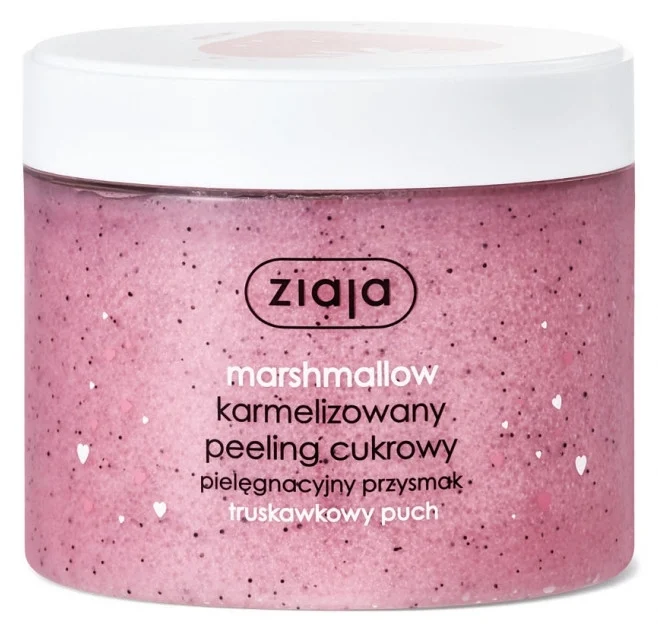Peeling corpo allo zucchero "Marshmallow alla fragola"