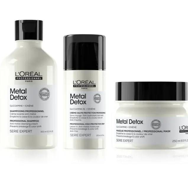 L'Oreal Metal Detox - Nuovo Kit per Capelli Colorati e Danneggiati
